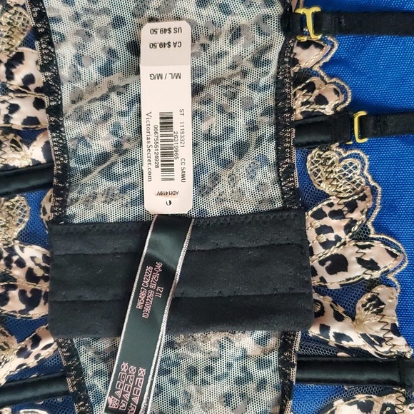 NWT Victoria's Secret M/L Very Sexy floral embroidered waist cinched and… - Picture 7 of 10